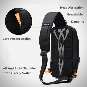 Anti-theft Shoulder Messenger Bags With 3-Digit Lock