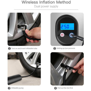 Portable wireless air pump