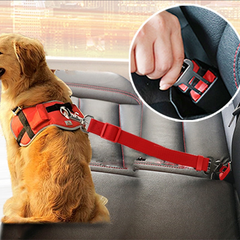 Vehicle Car Pet Dog Seat Belt Clip Harness Safety