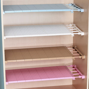 Adjustable Closet Organizer Storage Shelf Wall Mounted Kitchen