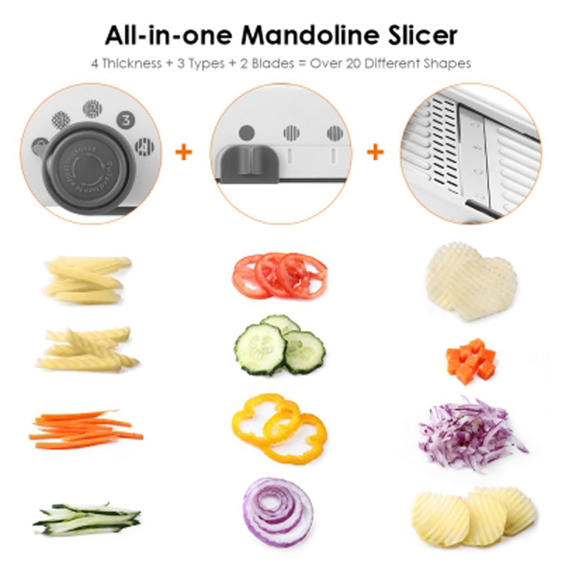 Multi-function vegetable slicer