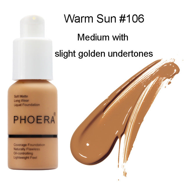 PHOERA Facial Moisturizer Liquid Foundation