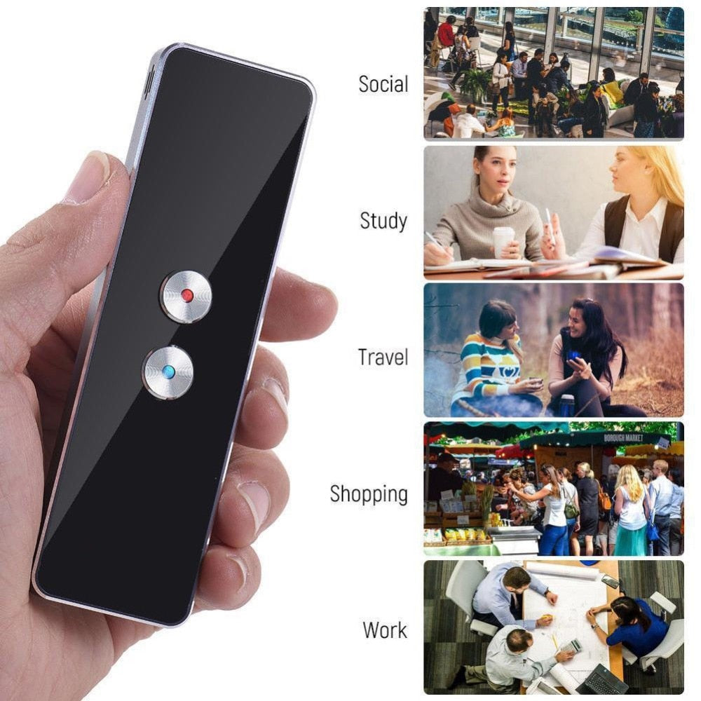 Smart Voice Translator for Learning Travel Business Meeting