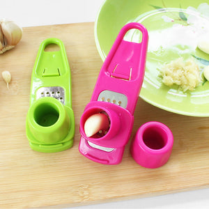 Multifunction Grinding Garlic Ginger Gill Garlic Press Kitchen Fruit Vegetable Tools