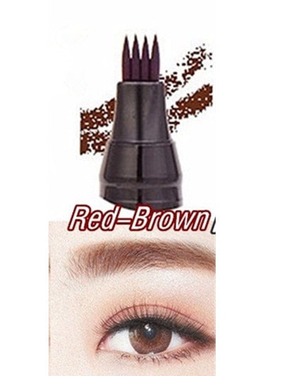 Hot 4 Color Eye brow Tattoo Tint Pen