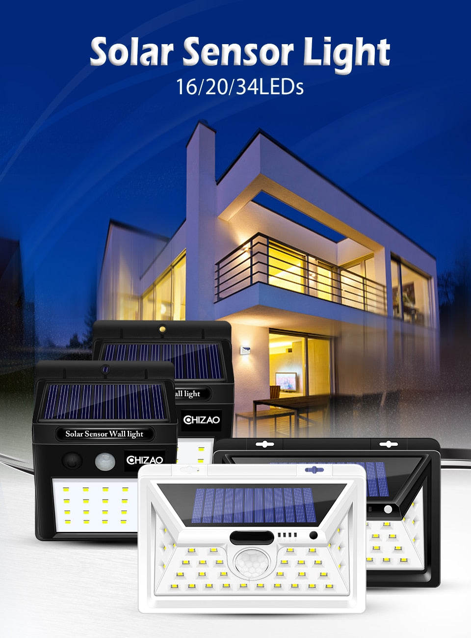 Solar Waterproof Wall Light