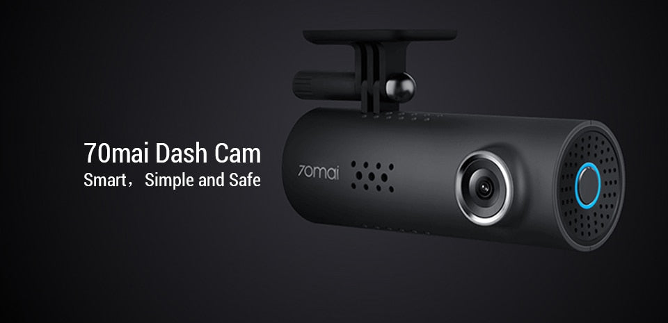 English Version Xiaomi 70Mai Cam Smart Voice Control 1080P Car DVR Dash Camera