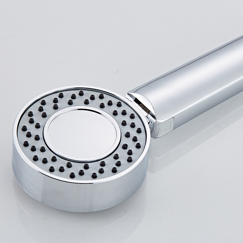 Double-sided Dual Function Shower Head Water Saving Round