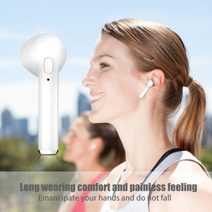 Wireless Earpiece Bluetooth Earphones For iPhone Xiaomi Samsung Huawei LG