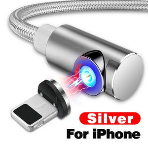 Fast Magnetic Cable Micro USB Charger Charging For iPhone, Samsung,  Android