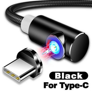 Fast Magnetic Cable Micro USB Charger Charging For iPhone, Samsung,  Android