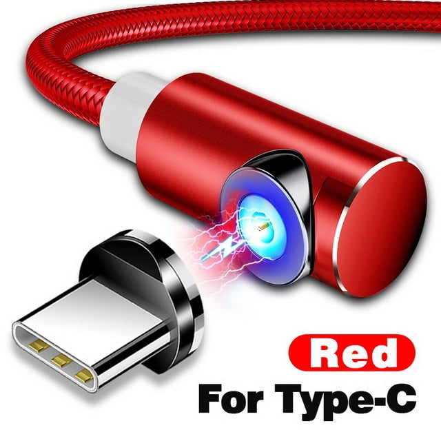 Fast Magnetic Cable Micro USB Charger Charging For iPhone, Samsung,  Android