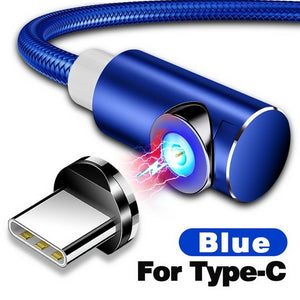 Fast Magnetic Cable Micro USB Charger Charging For iPhone, Samsung,  Android