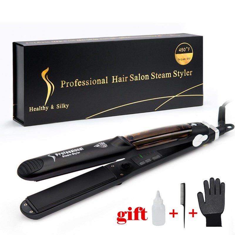 Professional Ceramic Vapor Steam Hair Straightener