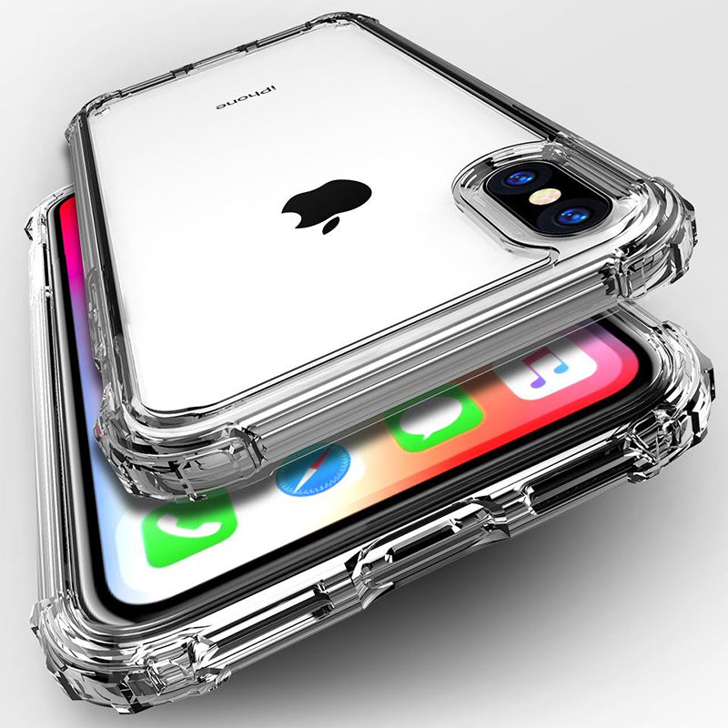 Fashion Shockproof Bumper Transparent Silicone Phone Case For iPhone