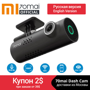 English Version Xiaomi 70Mai Cam Smart Voice Control 1080P Car DVR Dash Camera